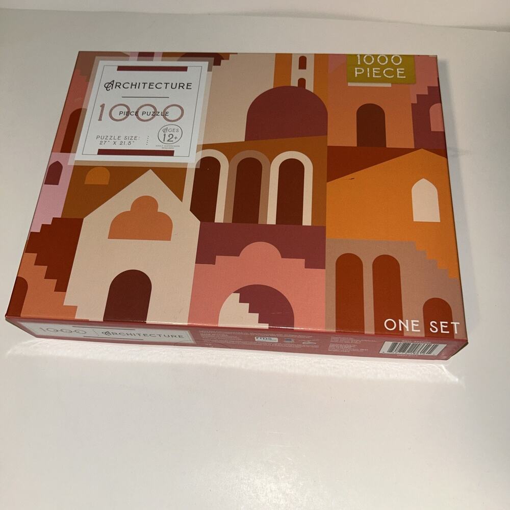 RMS International - 1000 Piece ARCHITECTURE 27" x 21.5" Jigsaw Puzzle NEW
